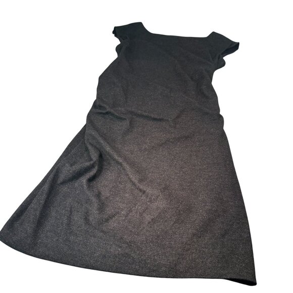 Diane Von Furstenberg Dress Women Ruched Wool Blend Knit DVF Stretch Sleeveless - Picture 1 of 16